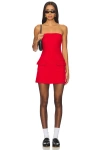 Superdown Mandy Mini Dress In Red