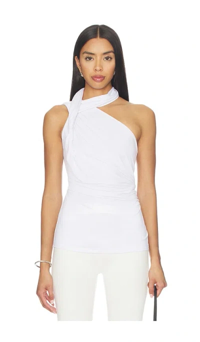 Superdown Mariam Drape Top In White