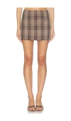 Superdown Mariam  스커트 In Plaid Multi