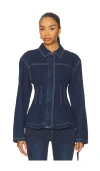 Superdown Marina Denim Jacket In Blue