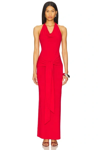 Superdown Mariza Halter Maxi Dress