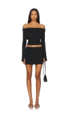 Superdown Marks Skirt Set In 블랙