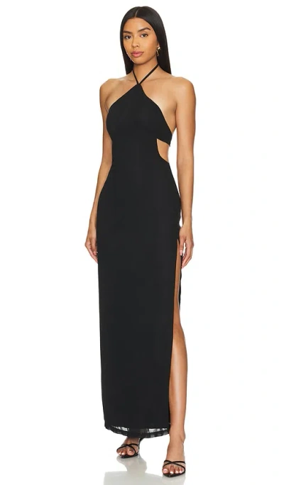 Superdown Marley Maxi Dress In Black