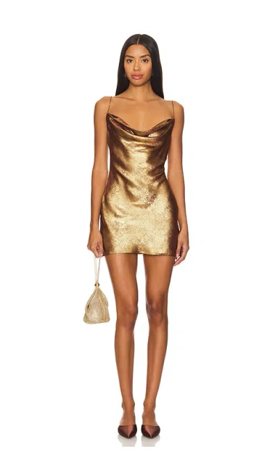 Superdown Matti Mini Dress In Mocha