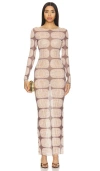 Superdown Maxikleid Amaya In Brown