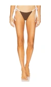 Superdown May Bikini Bottom In Brown