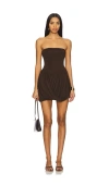 Superdown May Mini Dress In Brown