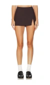 Superdown Mazarine Skort In Brown