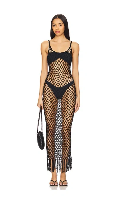 Superdown Mika Maxi Dress In Black