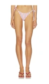 Superdown Minca Bikini Bottom In White