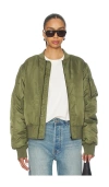 Superdown Monica Bomber Jacket In Green