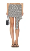 Superdown Mora Mini Skirt In Gray
