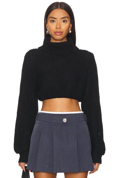 SUPERDOWN MOXIE CROPPED SWEATER