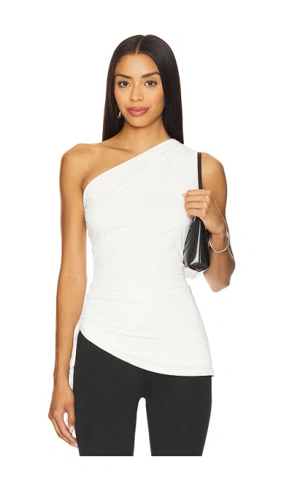 Superdown Myna Asymmetrical Top In White
