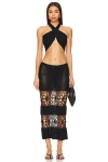Superdown Naja Skirt Set In Black