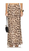 Superdown Nalani Maxi Skirt In 豹纹