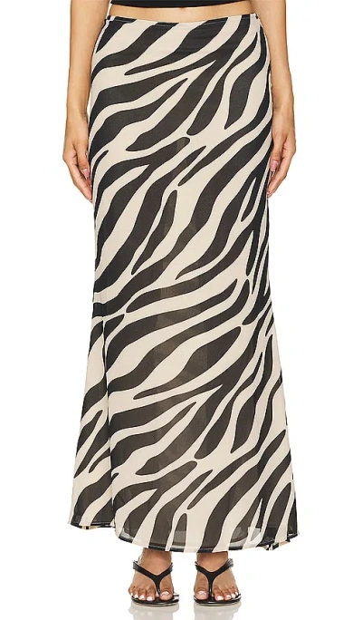 Superdown Nalani Maxi Skirt In Stripe