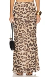 Superdown Nalani Maxi Skirt In Leopard