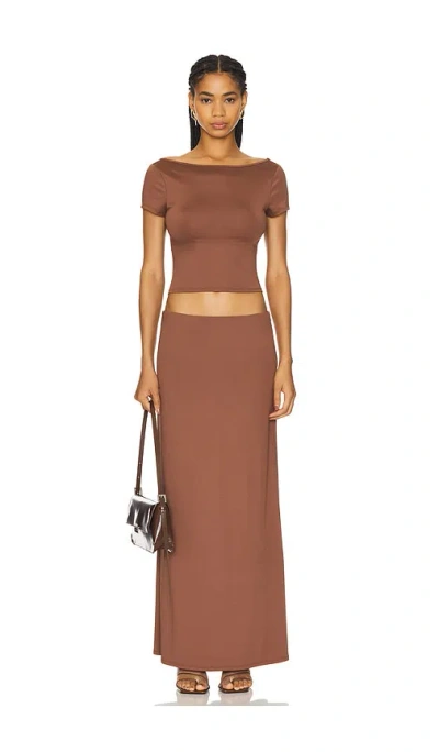 Superdown Oaklyn Maxi Set In Brown