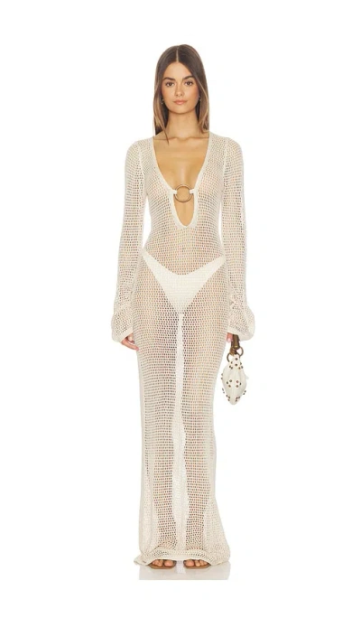 Superdown Odette Maxi Dress In White