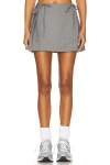 Superdown Paloma Mini Skirt In Dark Grey