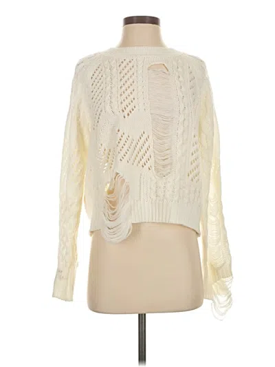 Pre-owned Superdown Pullover Sweater In White