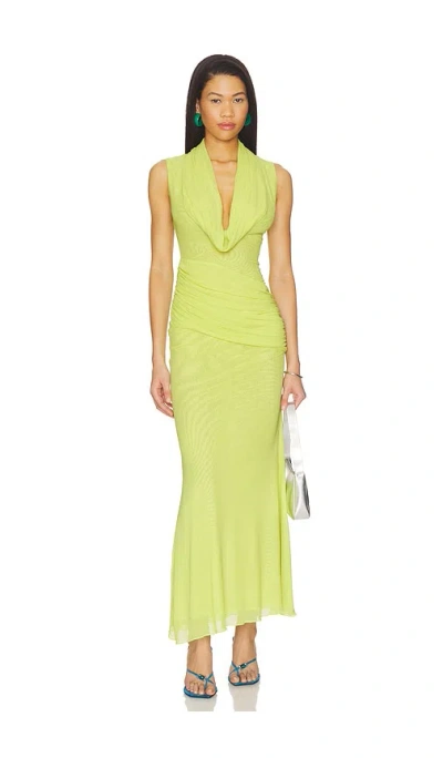 Superdown Purnima Maxi Dress In Green