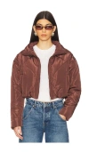 Superdown Rania Cropped Jacket In Brown