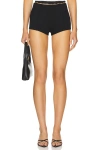 Superdown Reese Hot Shorts In Black