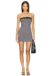 Superdown Reiko Mini Dress In Grey