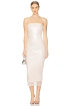 Superdown Reine Maxi Dress In Baby Pink