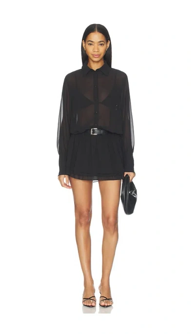 Superdown Rileigh Mini Dress In Black