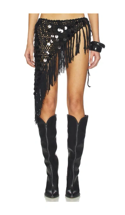 Superdown Roca Tie Skirt In Black