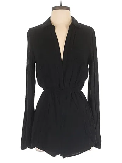 Pre-owned Superdown Romper In Black