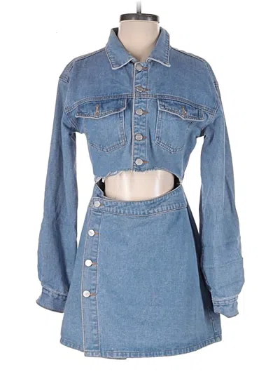 Pre-owned Superdown Romper In Blue