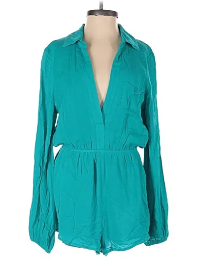 Pre-owned Superdown Romper In Blue