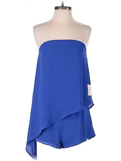 Pre-owned Superdown Romper In Blue