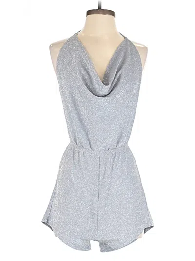 Pre-owned Superdown Romper In Gray