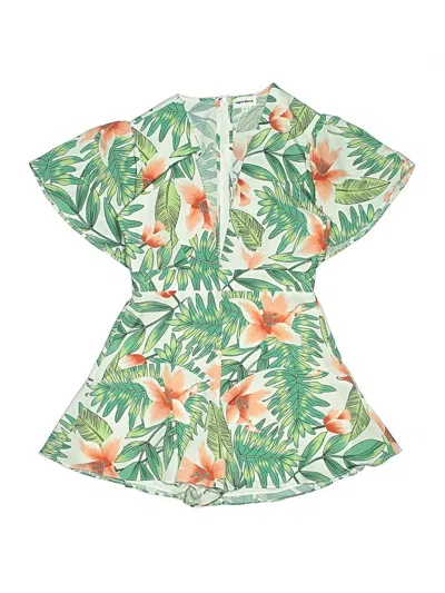 Pre-owned Superdown Romper In Green