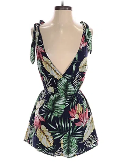 Pre-owned Superdown Romper In Green