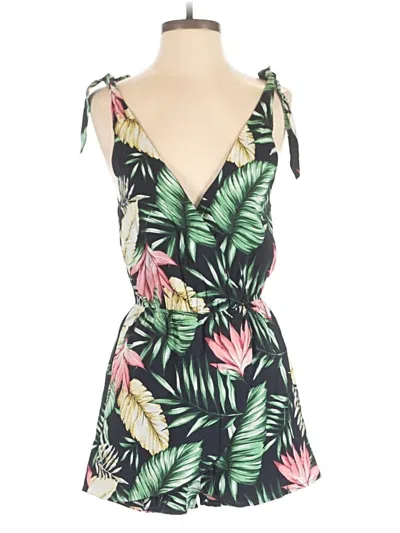 Pre-owned Superdown Romper In Green