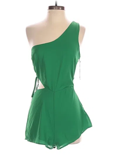 Pre-owned Superdown Romper In Green