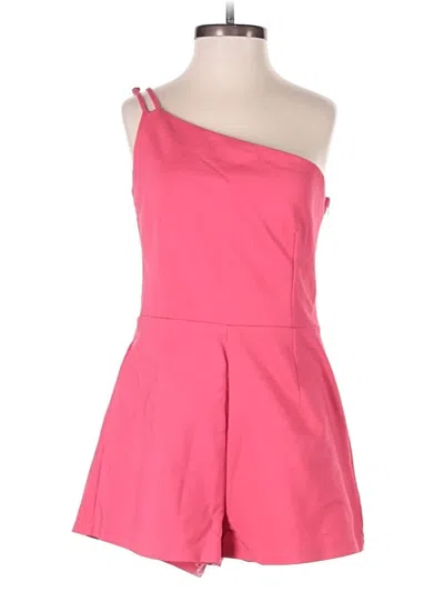 Pre-owned Superdown Romper In Pink