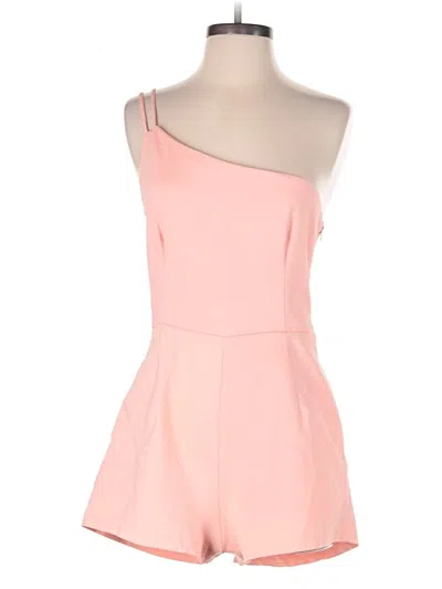 Pre-owned Superdown Romper In Pink