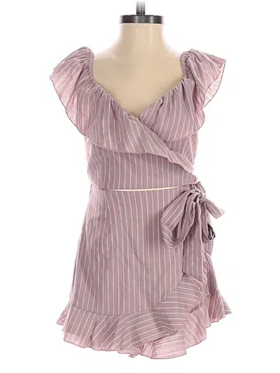 Pre-owned Superdown Romper In Purple
