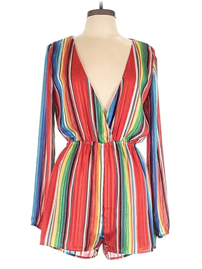 Superdown Romper In Red
