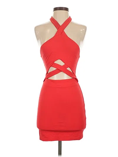 Pre-owned Superdown Romper In Red