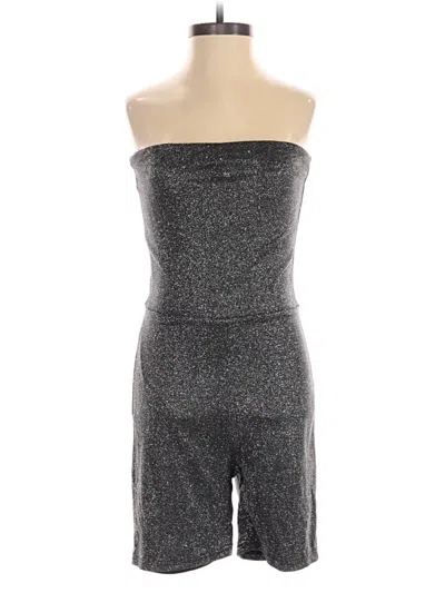 Pre-owned Superdown Romper In Silver