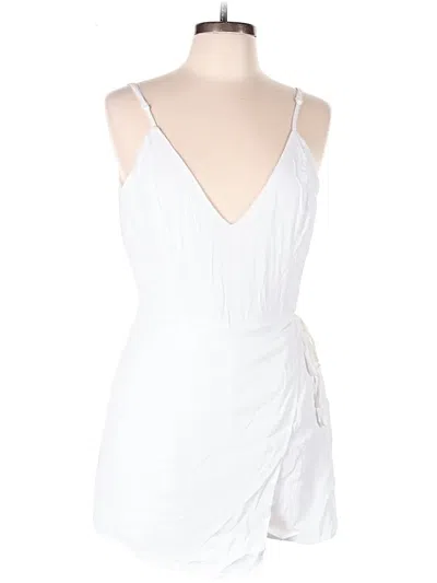 Pre-owned Superdown Romper In White