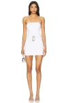Superdown Rorie Strapless Dress In White